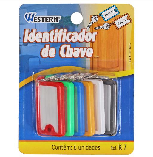 IDENTIFICADOR CHAVE C/6 PCS WESTERN UND