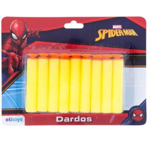 REFIL COM 18 DARDOS SPIDERMAN 