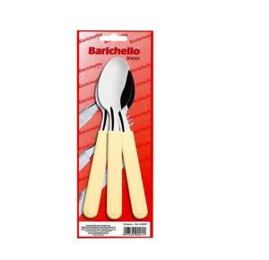 COLHER COM 3 PCS BRANCA BARICHELLO