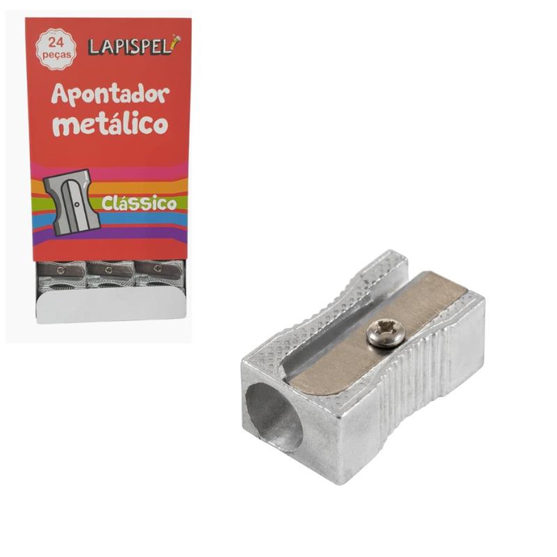 APONTADOR METALICO CLASSICO 800190 LAPISPEL UN