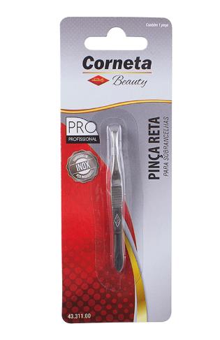 PINCA RETA P/ SOBRANCELHA CORNETA BEAUTY UND