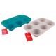 FORMA SILICONE P/6 CUPCAKES SOFT FRATELLI UND