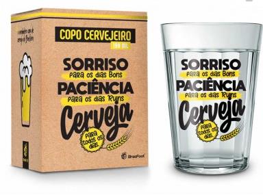 COPO AMERICANO 190ML SORRISO PARA OS DIAS BONS BRASFOOT UN