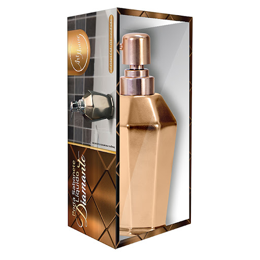 PORTA SABONETE LIQUIDO 300ML DIAMANTE ART HOUSE