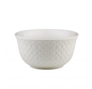 BOWL 12,5X6,5CM PORCELANA NEW BONE LOSANGO BRANCO LYOR 