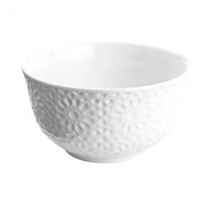 BOWL 12X6,5CM PORCELANA NEW BONE GARDEN BRANCO LYOR 