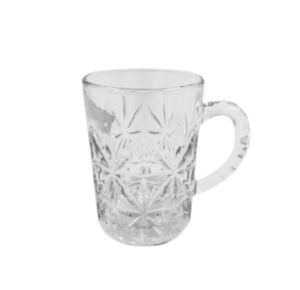 CANECA PARA CAPPUCCINO 172ML VIDRO DUBLIN LYOR  UN