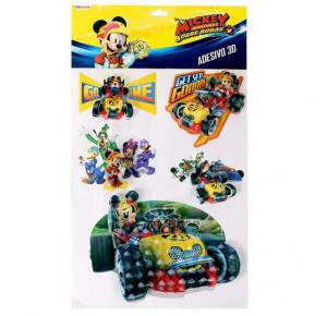 ADESIVO 3D COM 5 PCS MICKEY 