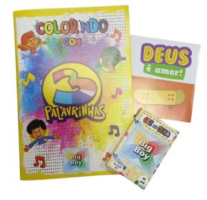 LIVRO DE COLORIR C/ GIZ CERA BIG BOY