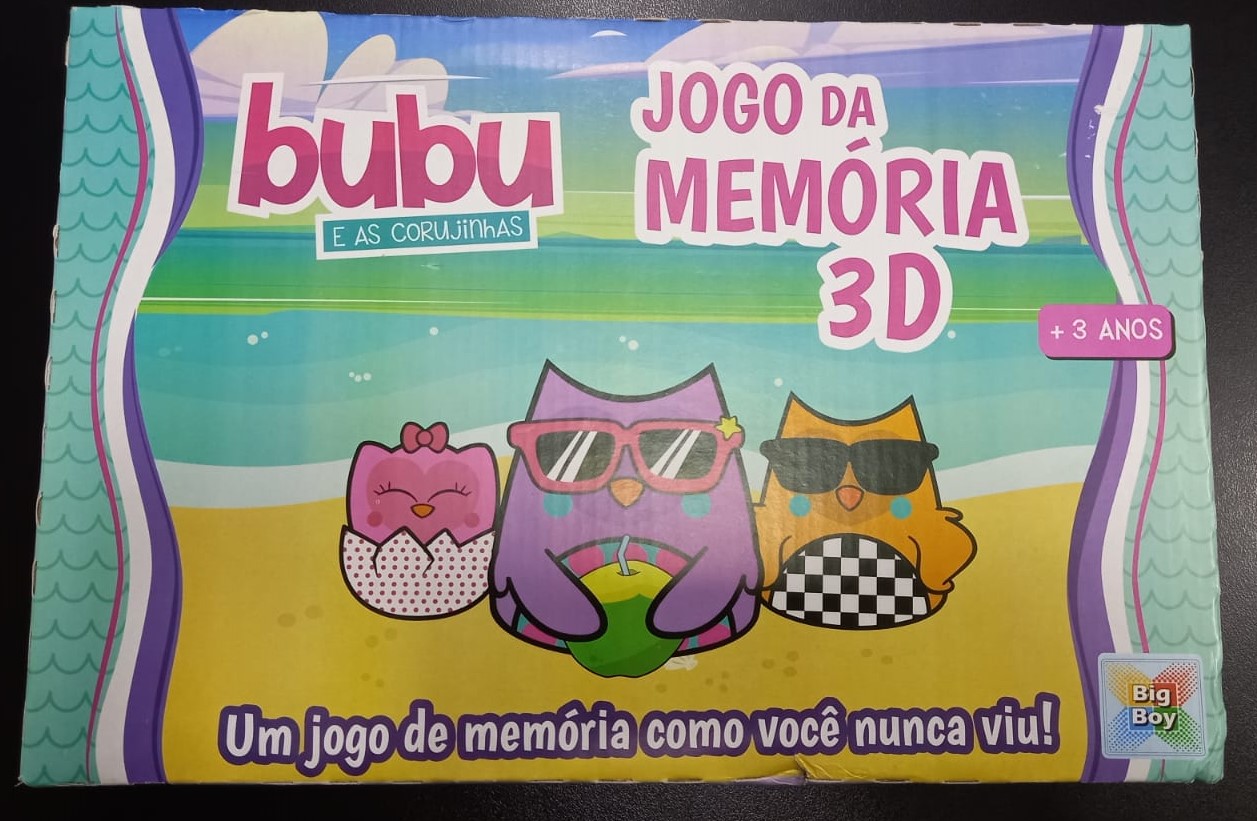 JOGO MEMORIA BUBU 3D BIG BOY