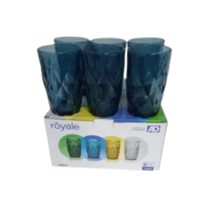 JOGO COPOS C/6 ROYALE 360ML COLOR AD IMPORT