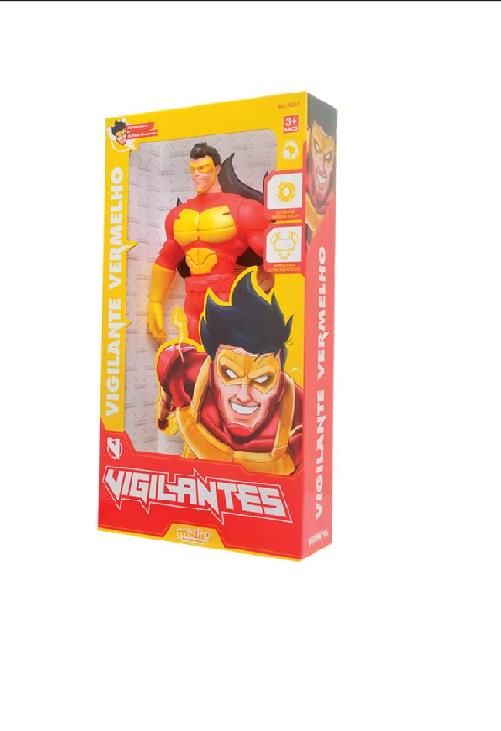 BONECO VIGILANTE VERM 45CM B210 VERMELHO MIELLE