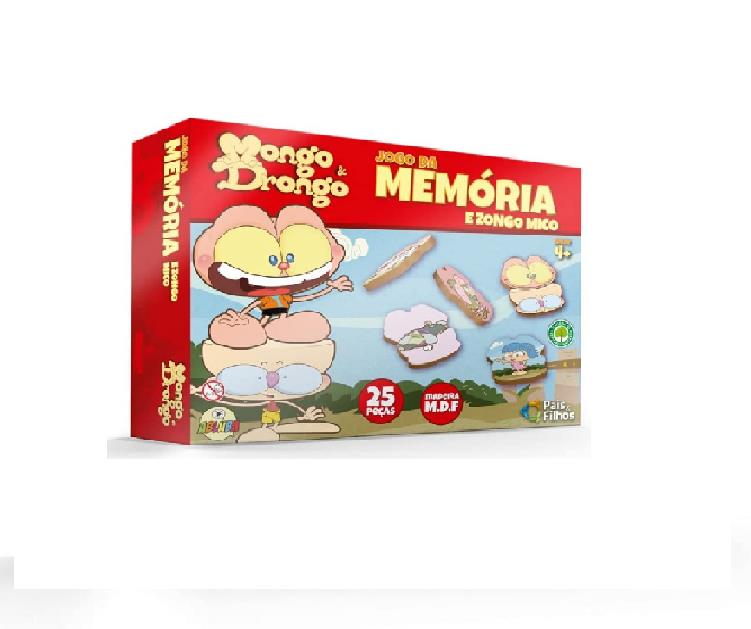 JOGO MEMORIA MONGO E DRONGO PAIS E FILHOS