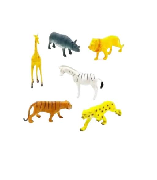 ANIMAL CJ ANIMAIS SAFARI 6PCS XIS0512 TOYMASTER