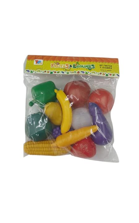 BRINQUEDO CJ FRUTAS E LEGUMES 12UN XIS0448 TOYMASTER