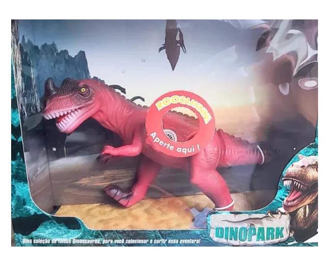 DINOSSAURO DINOPARK TIRANOSSAURO REX CHIP SOM 646 BEETOYS