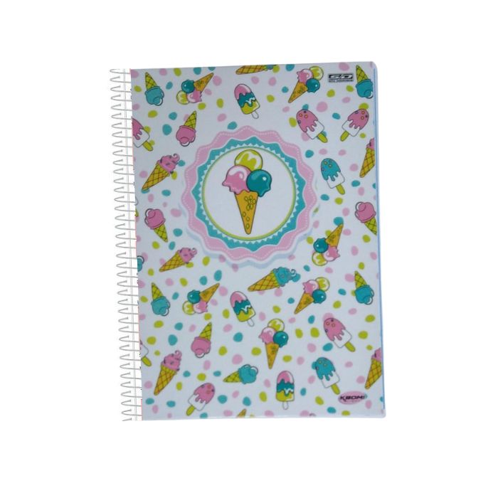 CADERNO CD 15X1 KBOM LIGHT FEM 300FLS SD