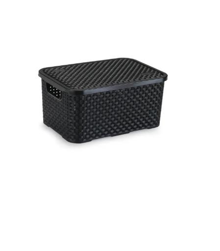 ORGANIZADOR CESTO RATTAN MD 32X22.5X14.8CM 68S1 COLOR NITRON PLAST