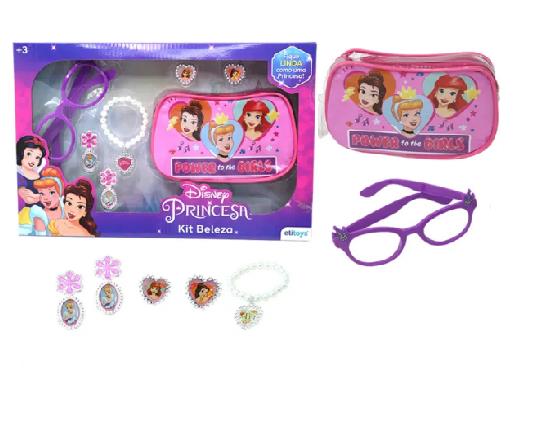 CONJUNTO BELEZA 7PCS PRINCESAS YD161 ROSA ETITOYS