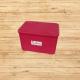 CESTO ORG RATTAN MD 32.3X22.5X14.8CM 68/NATAL VERMELHO NITRON