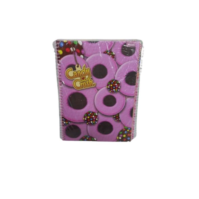 CADERNO CD 1X1 CANDY CRUSH 96FLS BA 3389501 FORONI