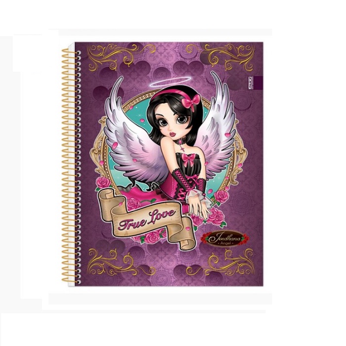 CADERNO CD 1X1 JORDHANA BA 96FLS 6501 SD