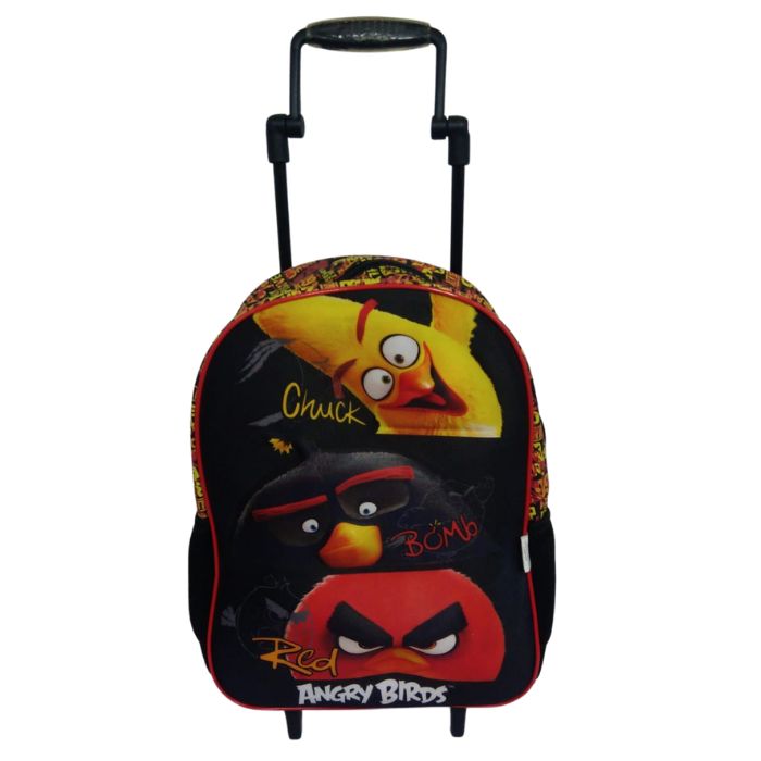 MOCHILA CARRINHO 3D MASC ANGRY BIR ABC801801 SANYA