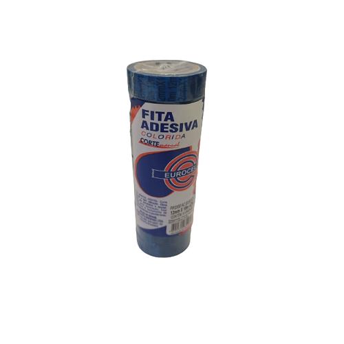 FITA ADESIVA 12MMX10MT PP2000 83260 AZUL EUROCEL