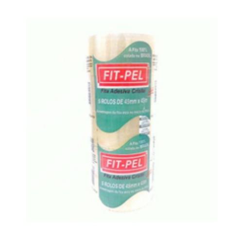 FITA ADESIVA LARGA 45MMX45M 102445 TRANSPARENTE FIT PEL