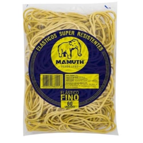 ELASTICO GOMINHA DINHEIRO FINO 50G 60UND 70895 MAMUTH