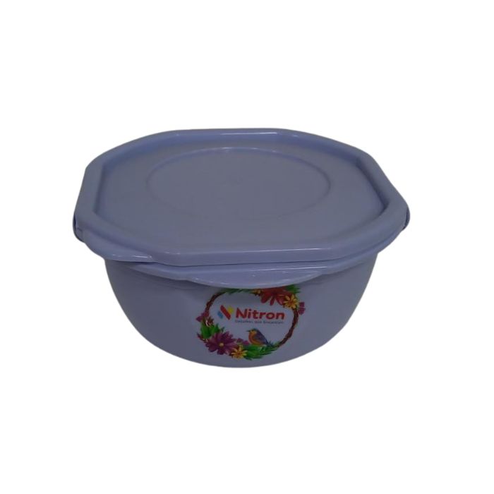 POTE REDONDO 1.1L TRAVA 22/8 AZUL NITRON PLAST UN