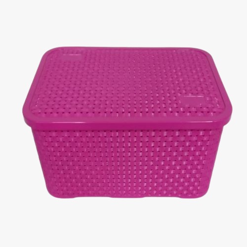 CESTO ORG RATTAN MD 32X22.5X14.8CM 68R ROSA NITRON