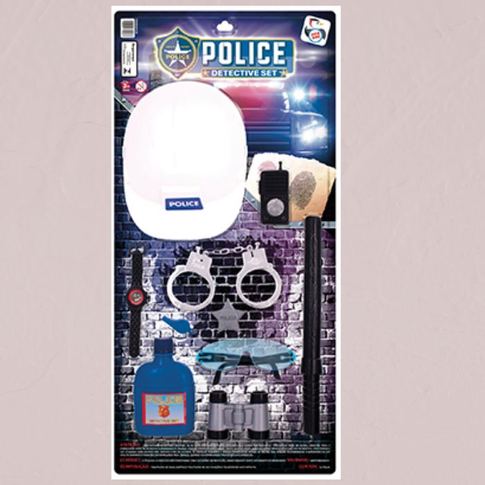 KIT POLICE DETECTIVE SET 12PCS 413 PICA PAU