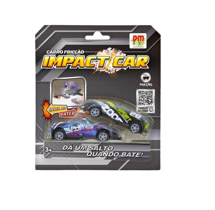 CARRO FRICCAO PULL BACK IMPACT DMT6298 DMTOYS