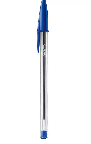 CANETA ESF CRISTAL TRADIDIONAL 6174 AZUL BIC UN