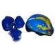 KIT PROTECAO CAPACETE CHAMAS AZ KJ19AZ ZIPPY TOYS UN