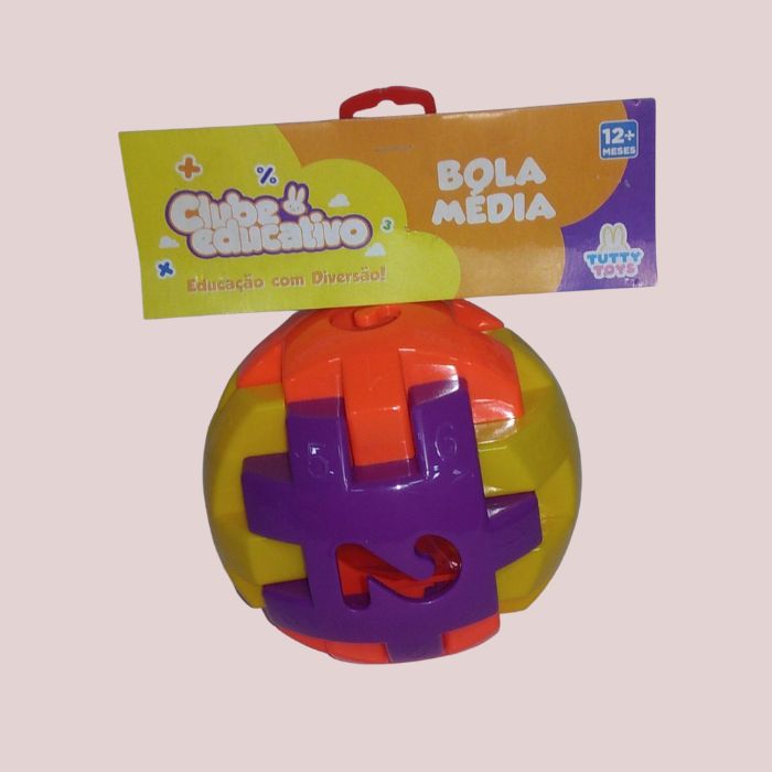 BOLA DIDATICA MD SORTIDAS 105 TUTTY TOYS UN