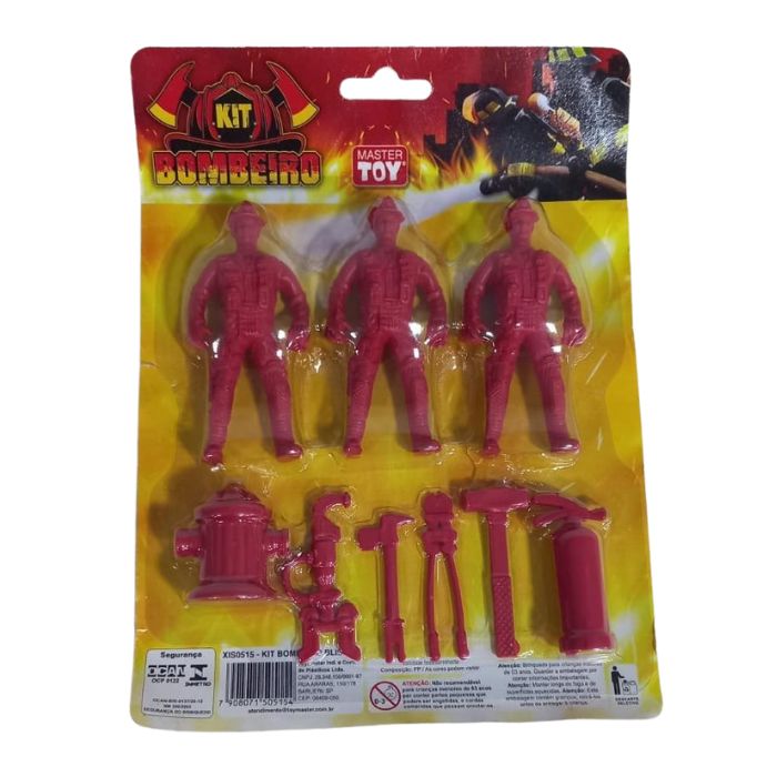 CONJUNTO BOMBEIRO BLISTER XIS0515 TOYMASTER