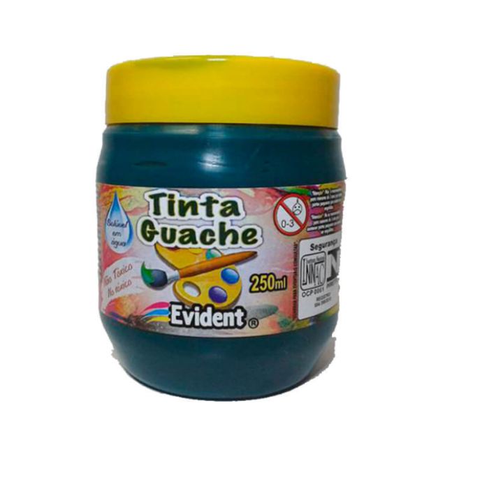 TINTA GUACHE EVIDENT VERDE BAN 250ML GR QUIMICA