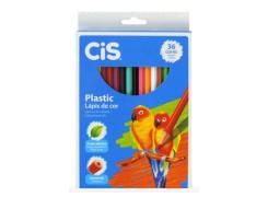 LAPIS DE COR 36 CORES PLASTIC 530801 CIS