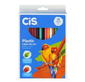 LAPIS DE COR 36 CORES PLASTIC 530801 CIS