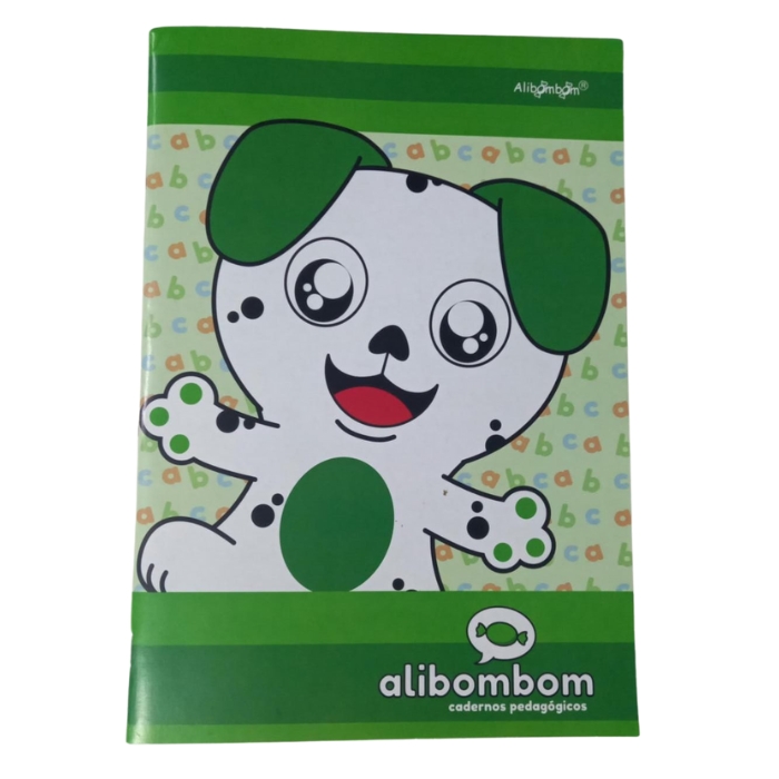 CADERNO CF BROCH ALIBOMBOM 60FLS VD MAXIMA