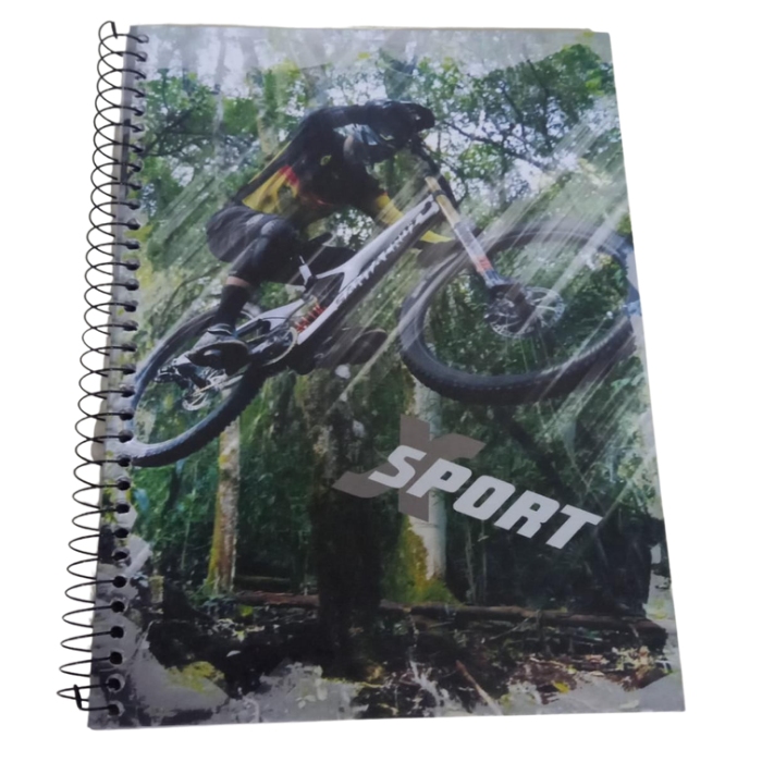 CADERNO CD 1X1 96FLS XSPORT 88138 MAXIMA