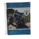 CADERNO CD 10X1 200FLS ADESIVO ROUTE 4040 MAXIMA UN