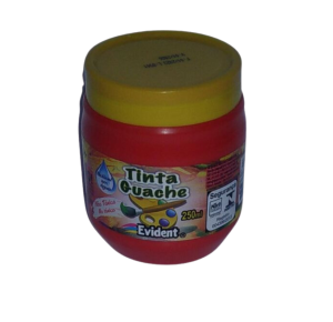 TINTA GUACHE EVIDENT 250ML VERMELHA GR QUIMICA UN