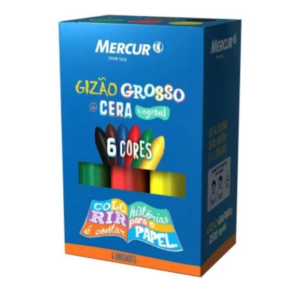 GIZ CERA GROSSO 6CORES MERCUR 7896342914555 MERCUR UN