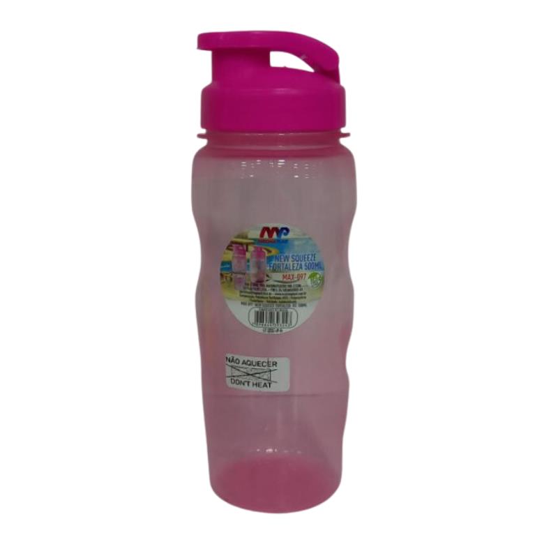 SQUEEZE PLAST FORTALEZA 500ML ROSA PINK 97RS MAXIMAPLASTIC UN