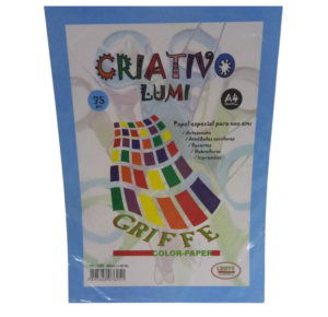 PAPEL CRIATIVO LUMISET A4 48FLS 7625 GRIFFE UN