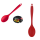 COLHER SERVIR SILICONE 27CM VERMELHO SU171308 UNYGIFT UN