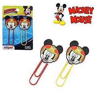 CLIPES GRANDE 10CM COM 2 PCS MICKEY 